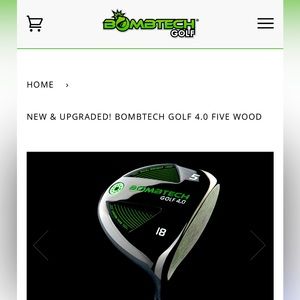 NEW!!! Bombtech Golf 4.0 Black 5 Wood!